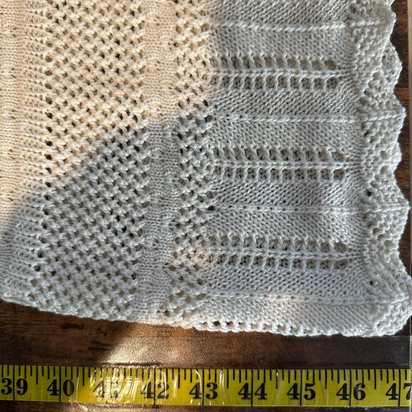 NWT Jessica Simpson Trinity Crochet Sweater Dress XS Ivory Boho Festival Cottage - Picture 5 of 11